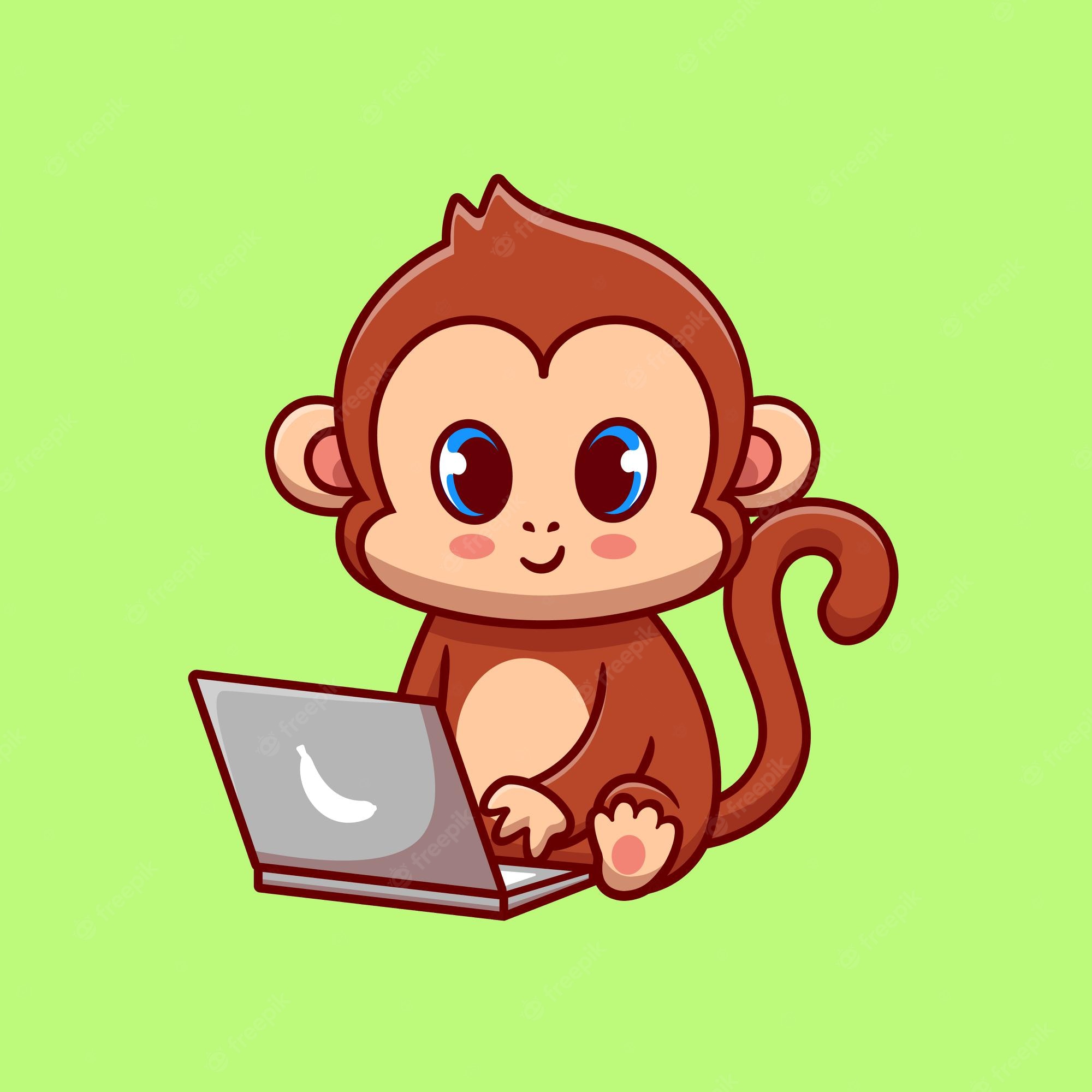 Cute Cartoon Monkey Wallpapers