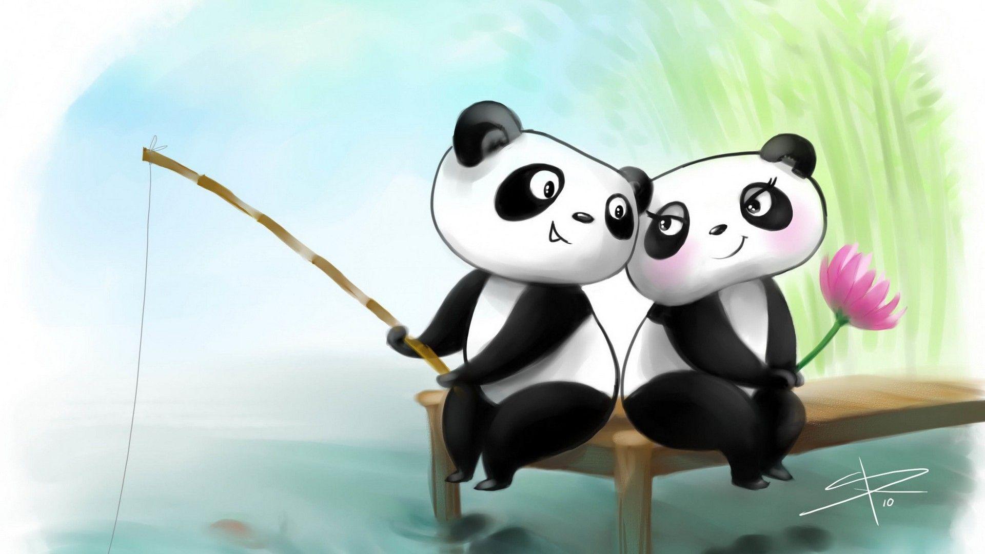 Cute Cartoon PandaWallpapers