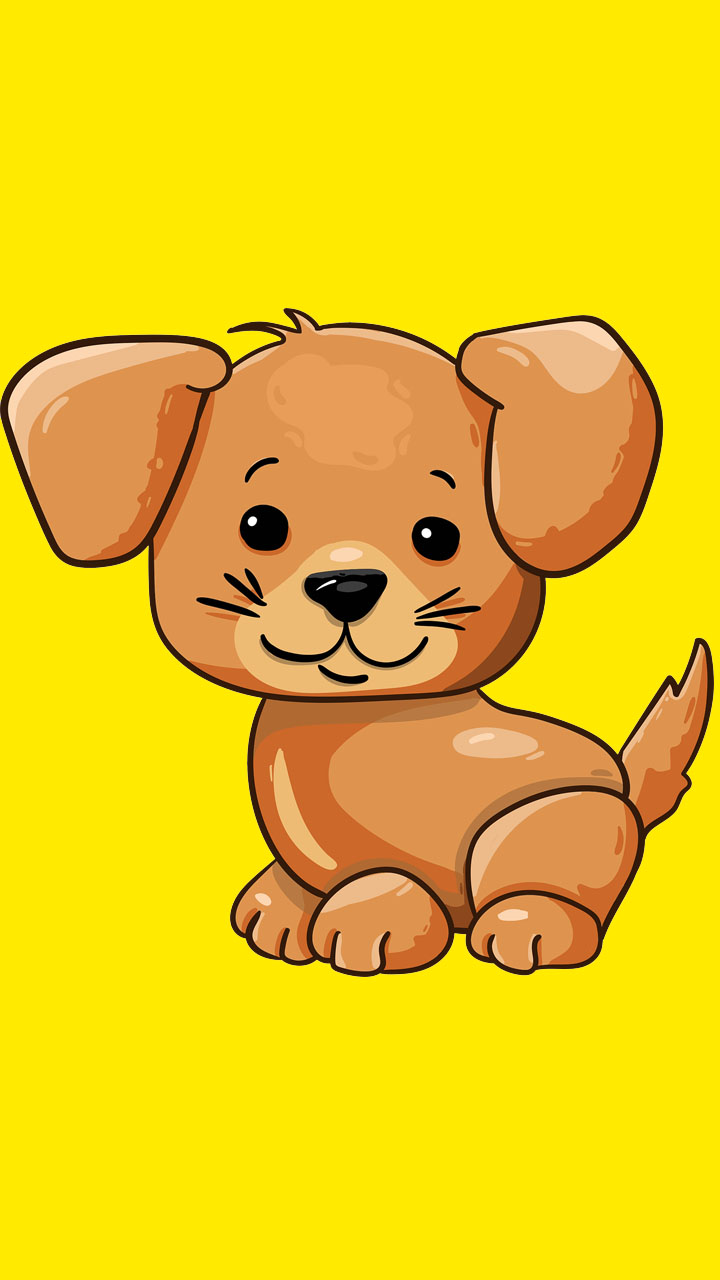 Cute Cartoon Puppy Wallpapers