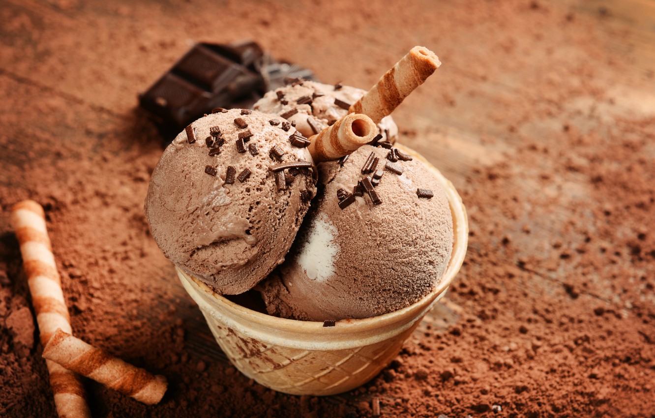 Cute Chocolate Ice Cream Wallpapers