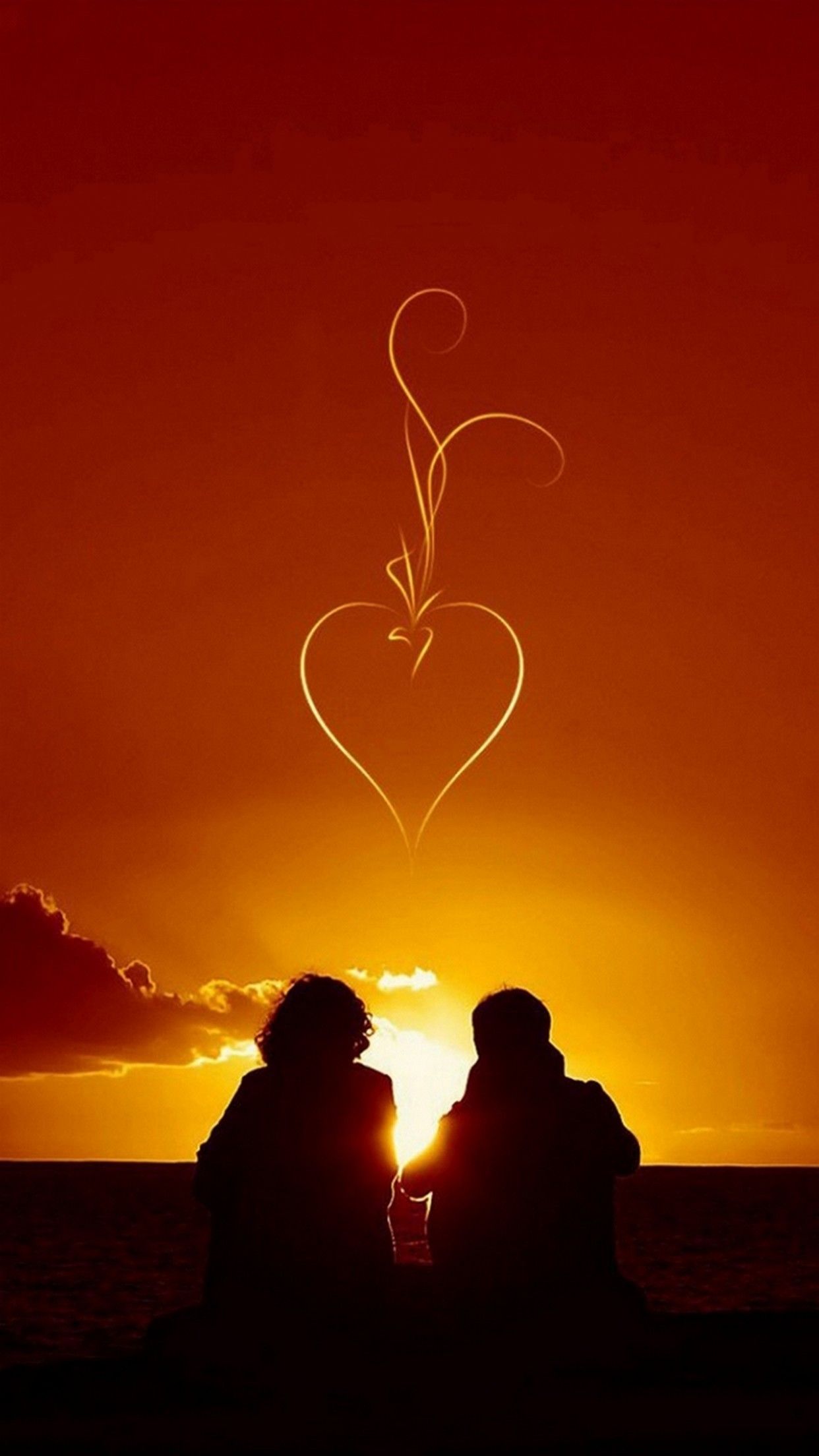 Cute Couple In SunsetWallpapers