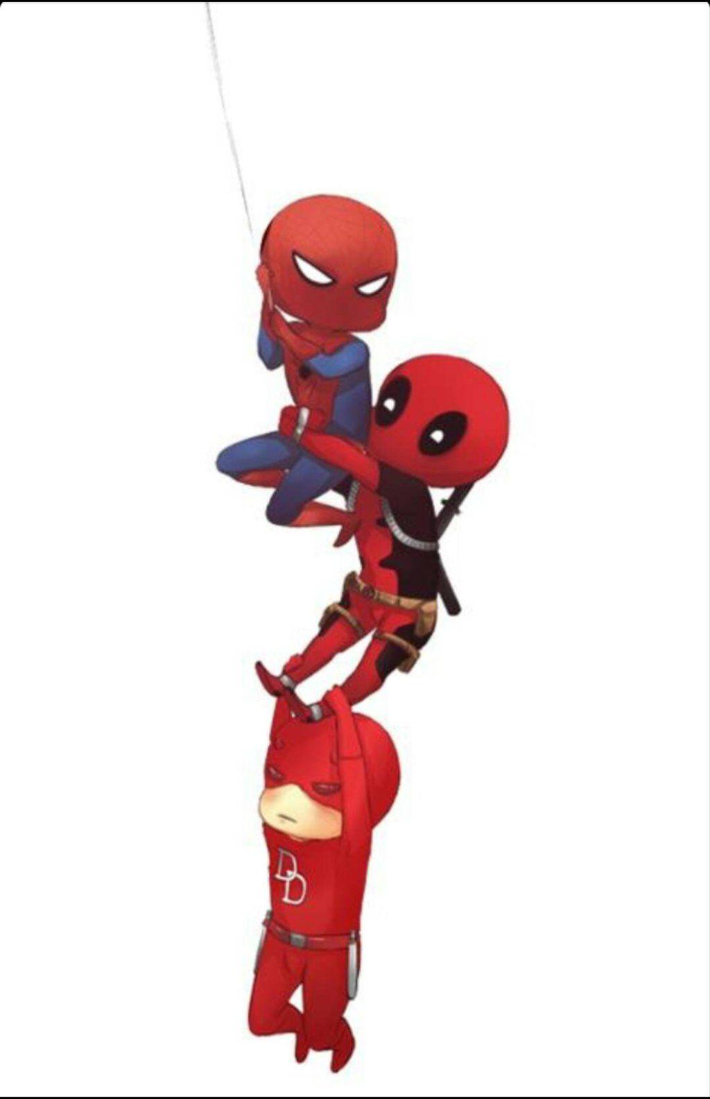 Cute Deadpool And Spider Man Wallpapers