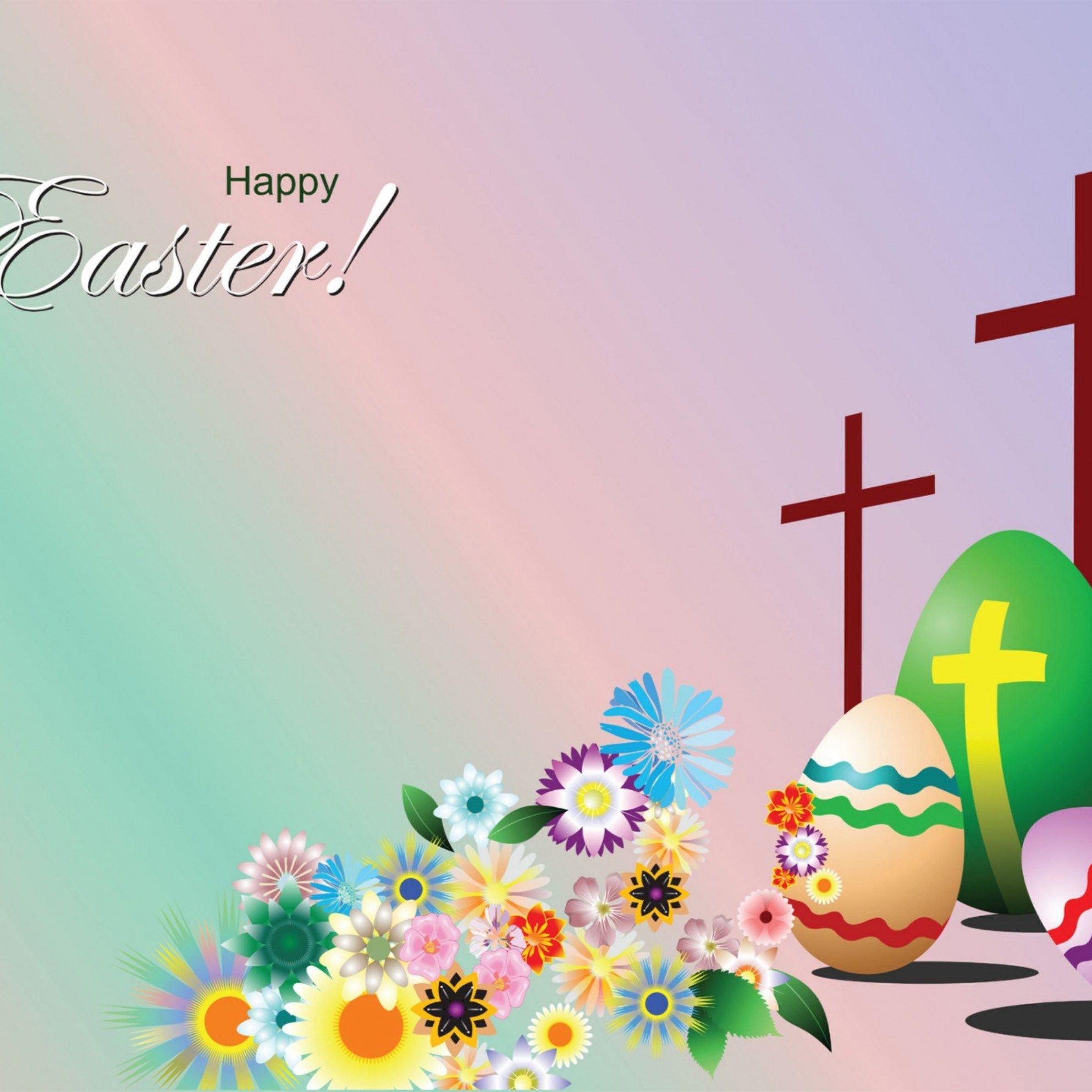 Cute Easter CrossWallpapers