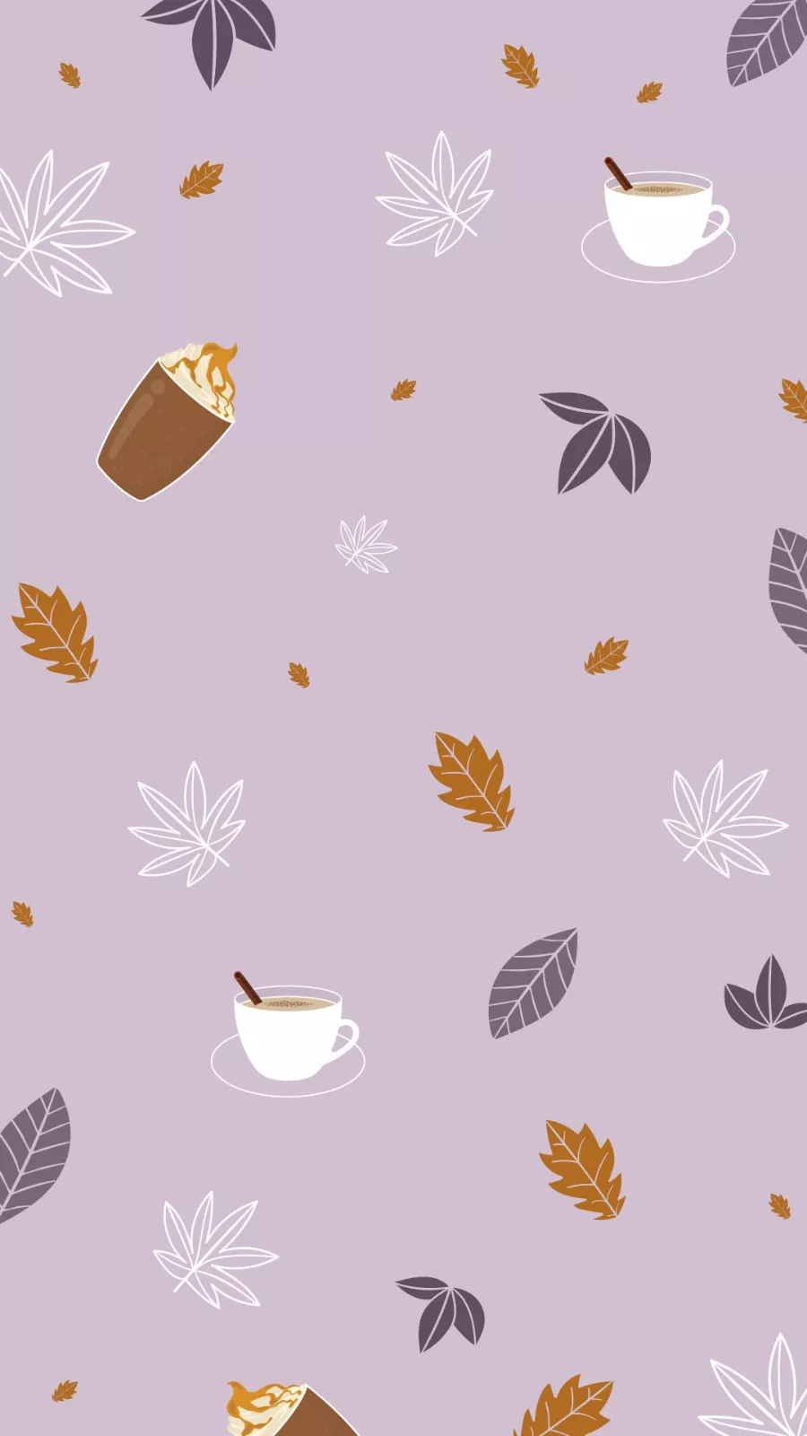 Cute Fall Pattern Wallpapers