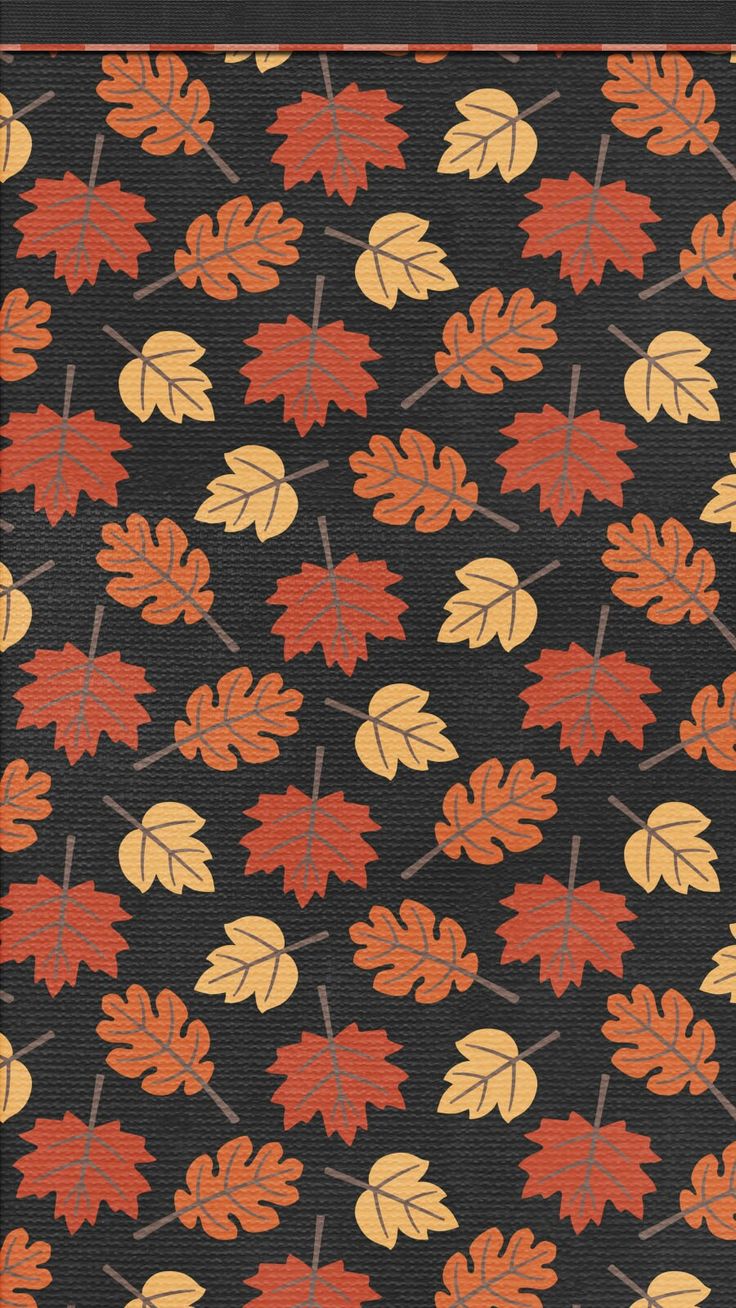 Cute Fall Pattern Wallpapers