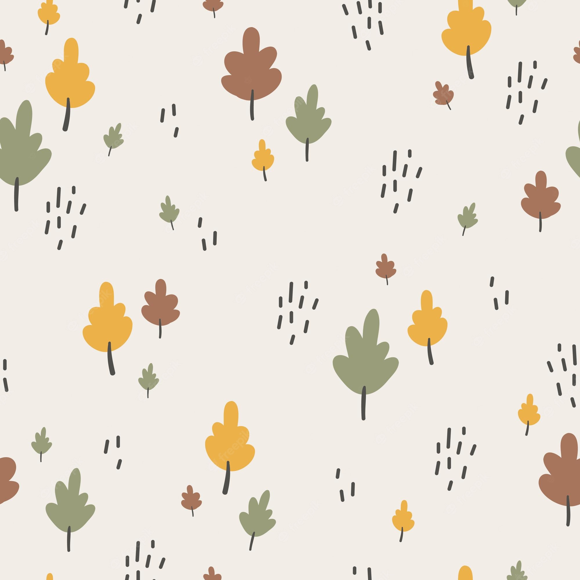 Cute Fall Pattern Wallpapers