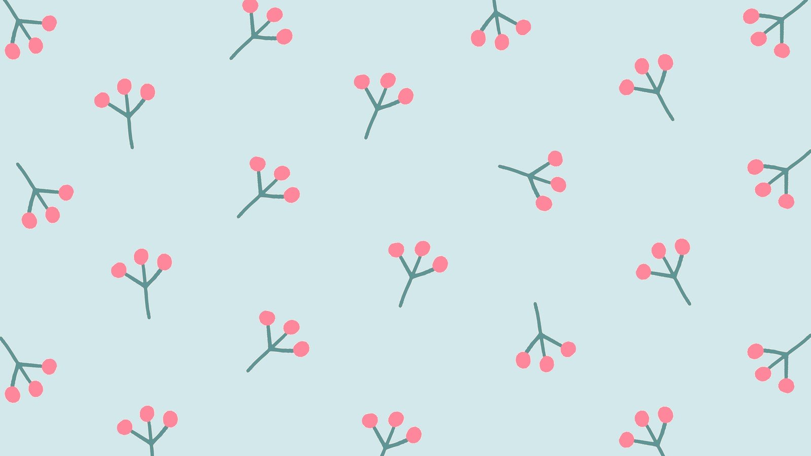 Cute Floral Pattern Desktop Wallpapers