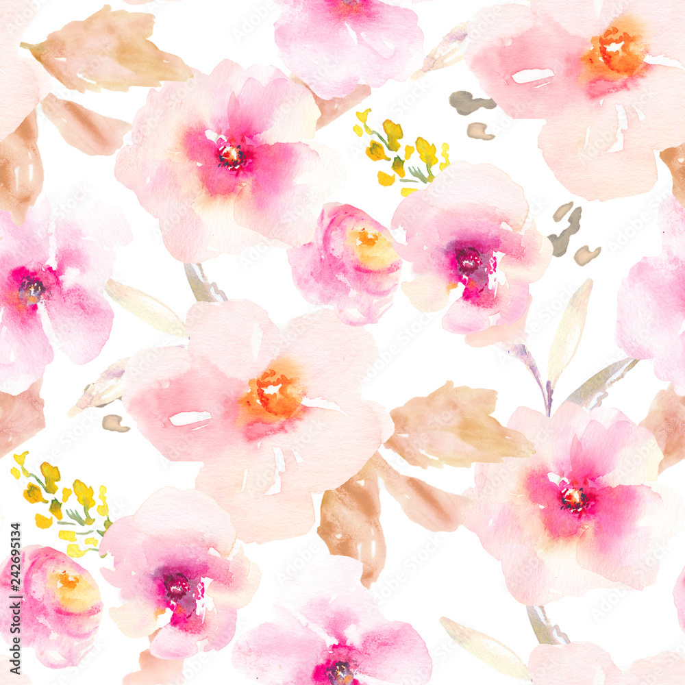 Cute Floral Pattern Desktop Wallpapers