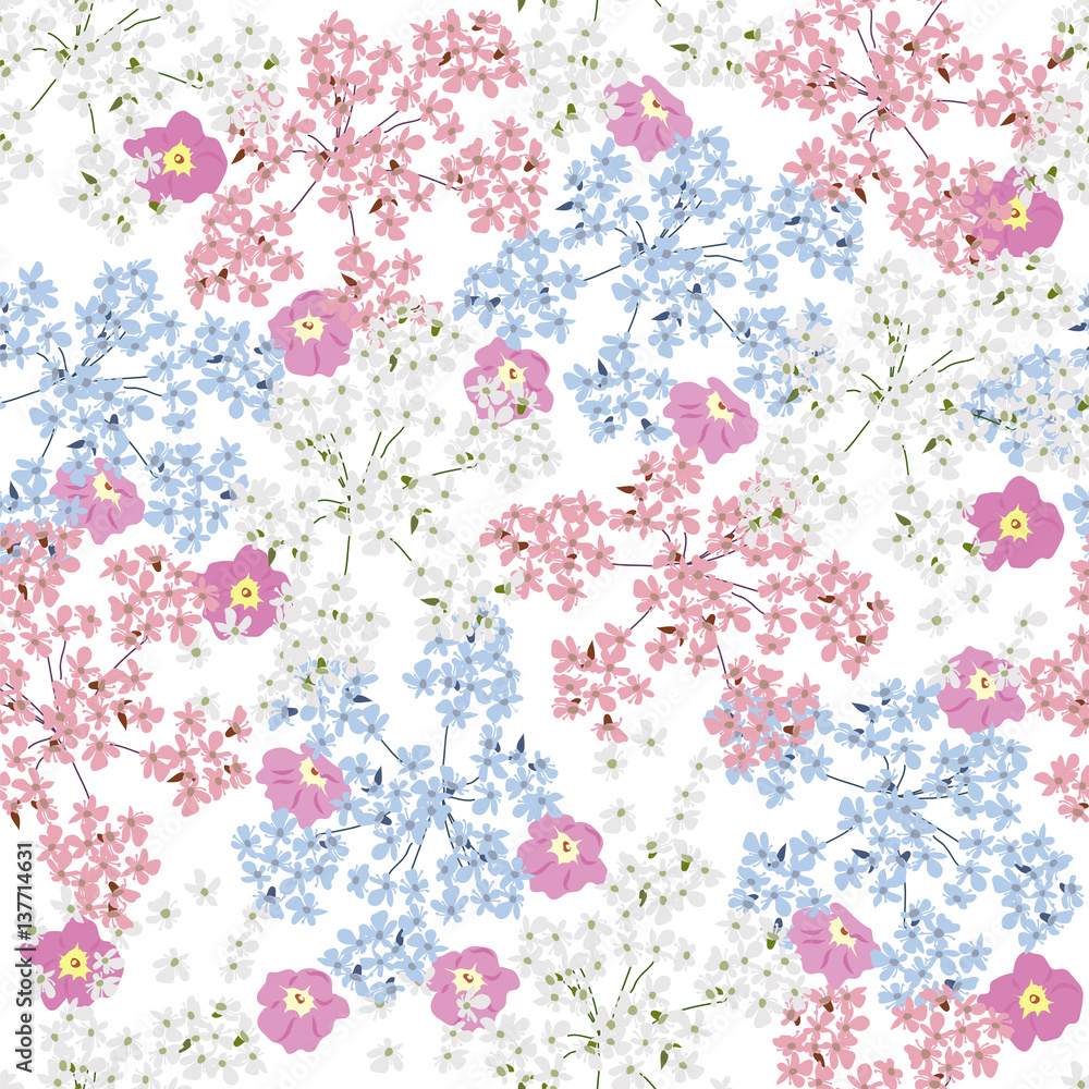 Cute Floral Pattern Desktop Wallpapers