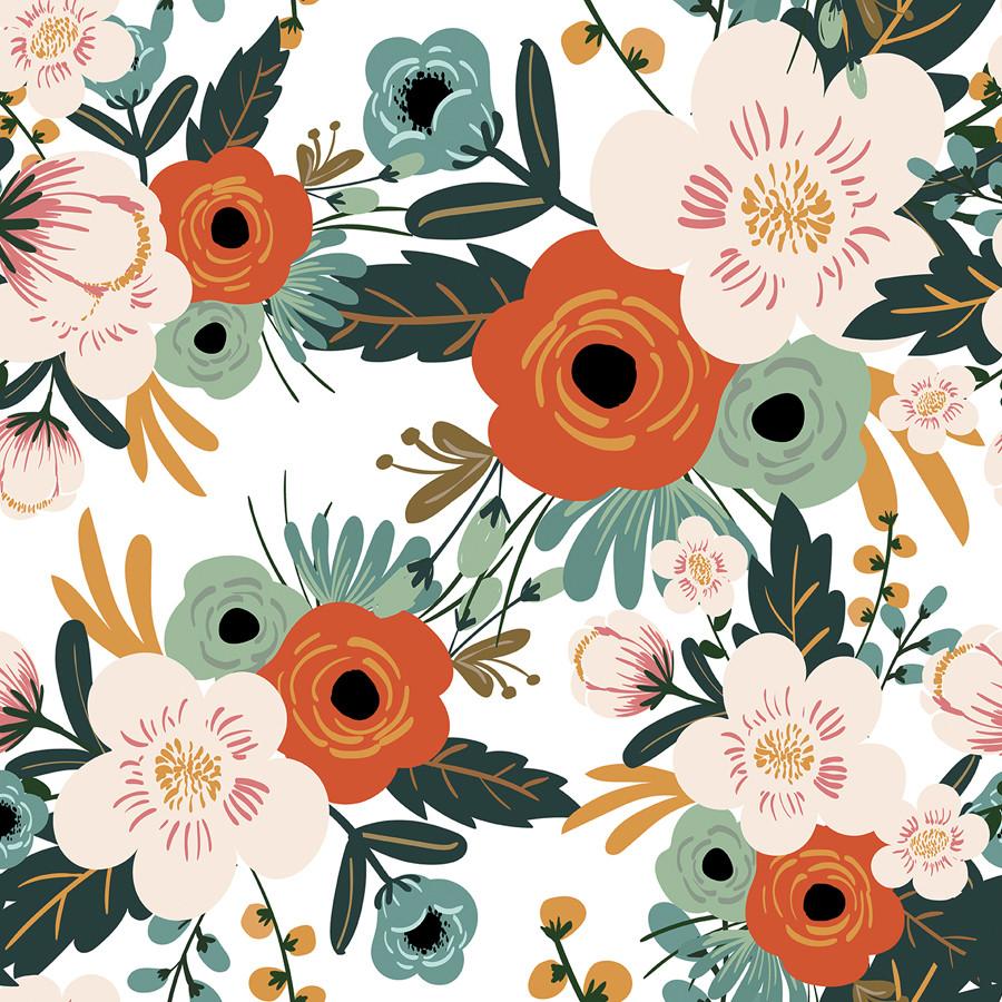 Cute Floral Pattern Desktop Wallpapers