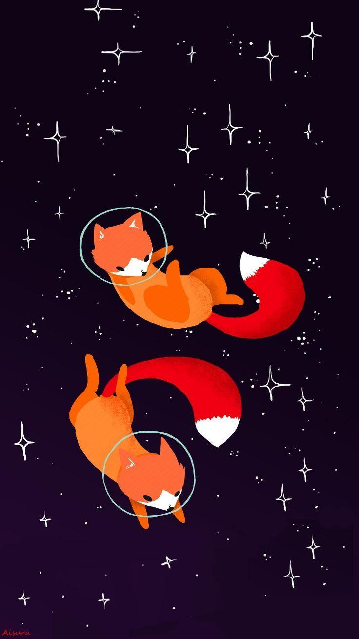 Cute Fox Art Wallpapers