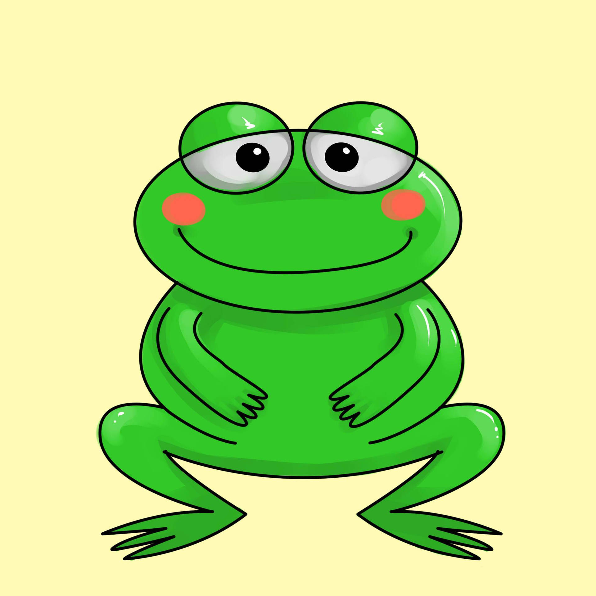 Cute Frog DrawingWallpapers