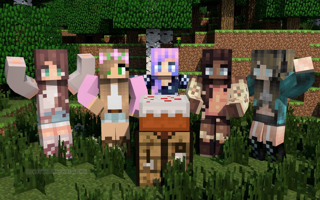 Cute Girl Minecraft Wallpapers