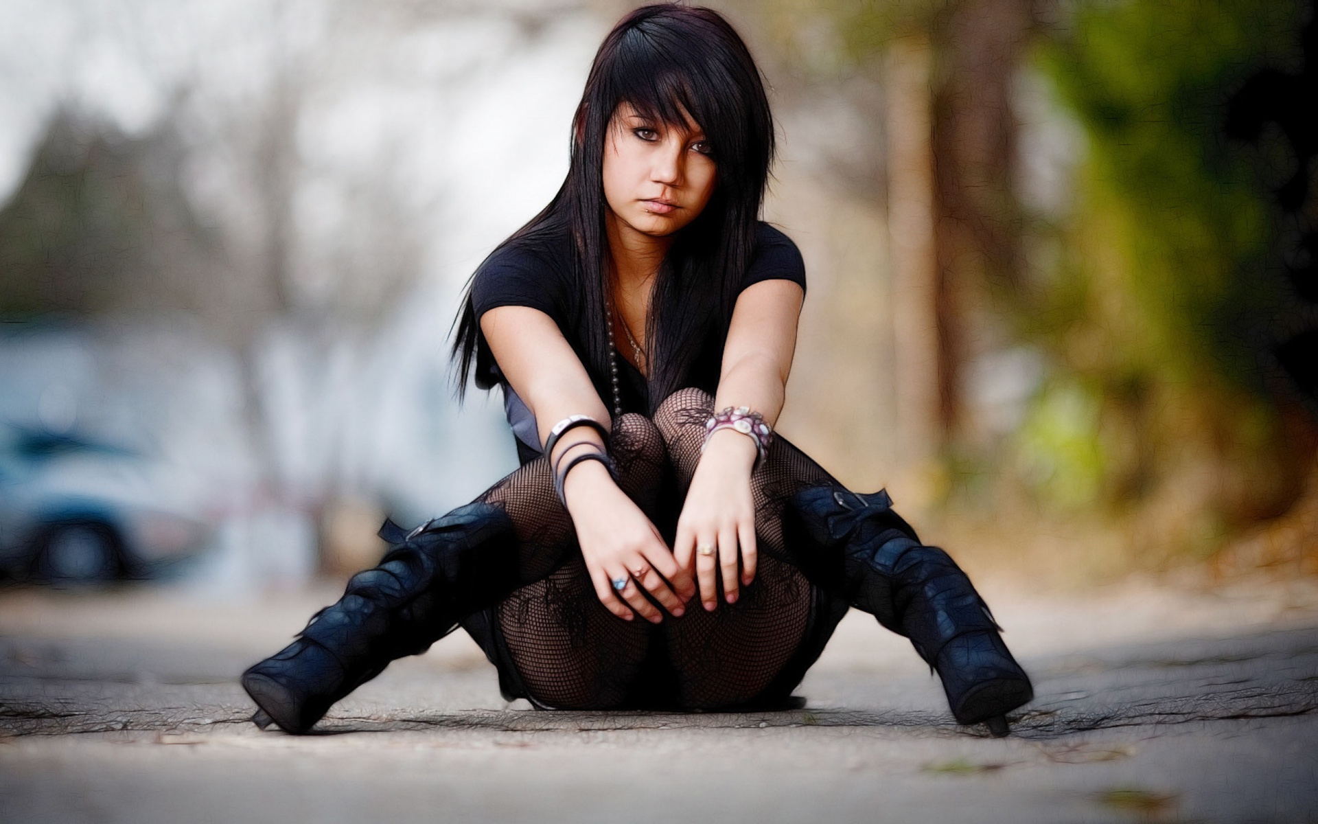 Cute Goth GirlWallpapers