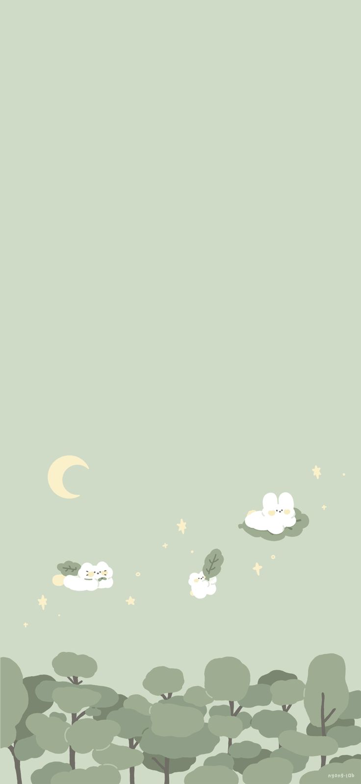 Cute Green Kawaii Wallpapers