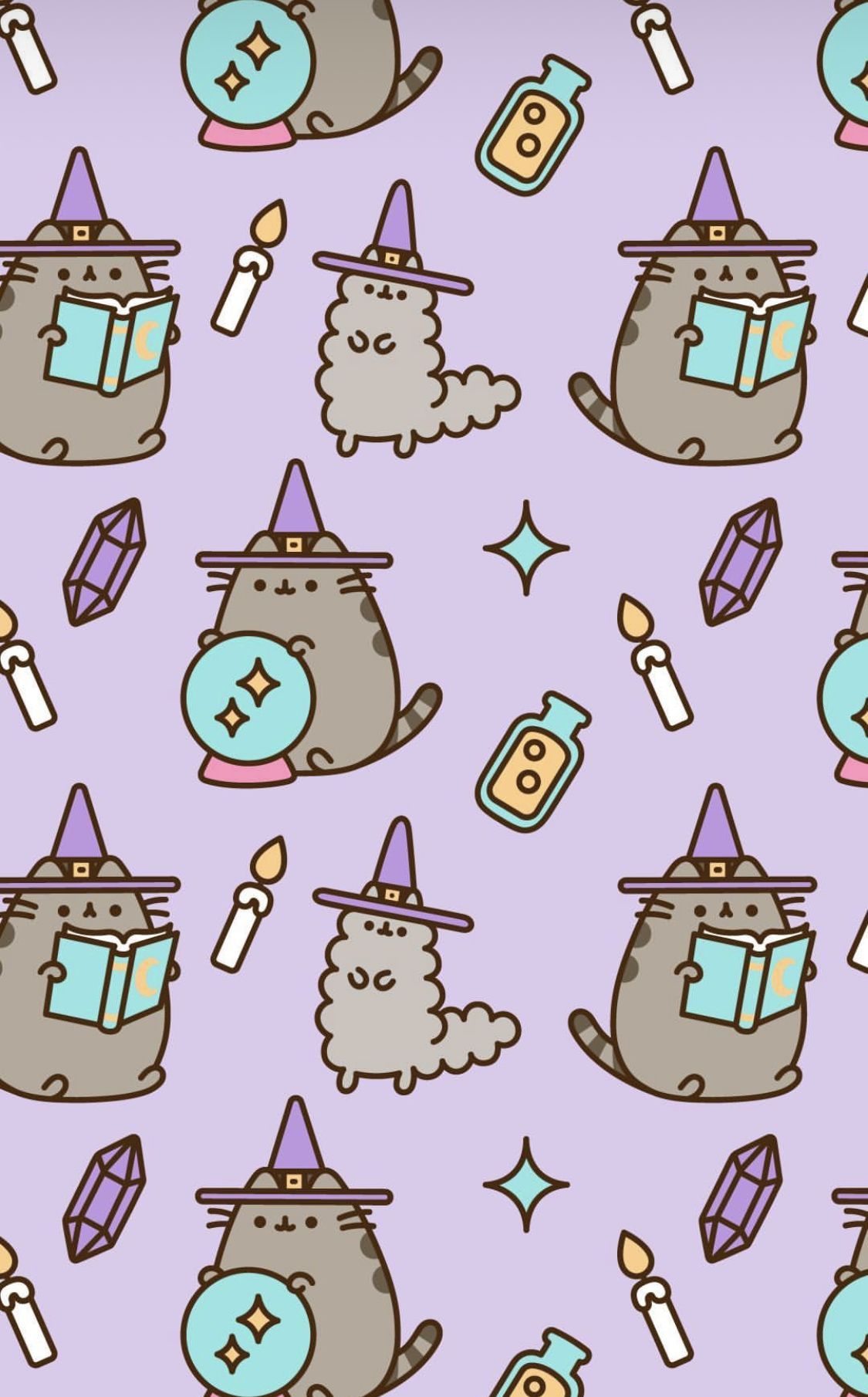 Cute Halloween Pusheen Wallpapers