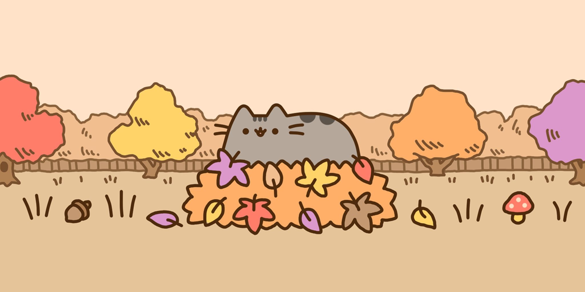 Cute Halloween Pusheen Wallpapers