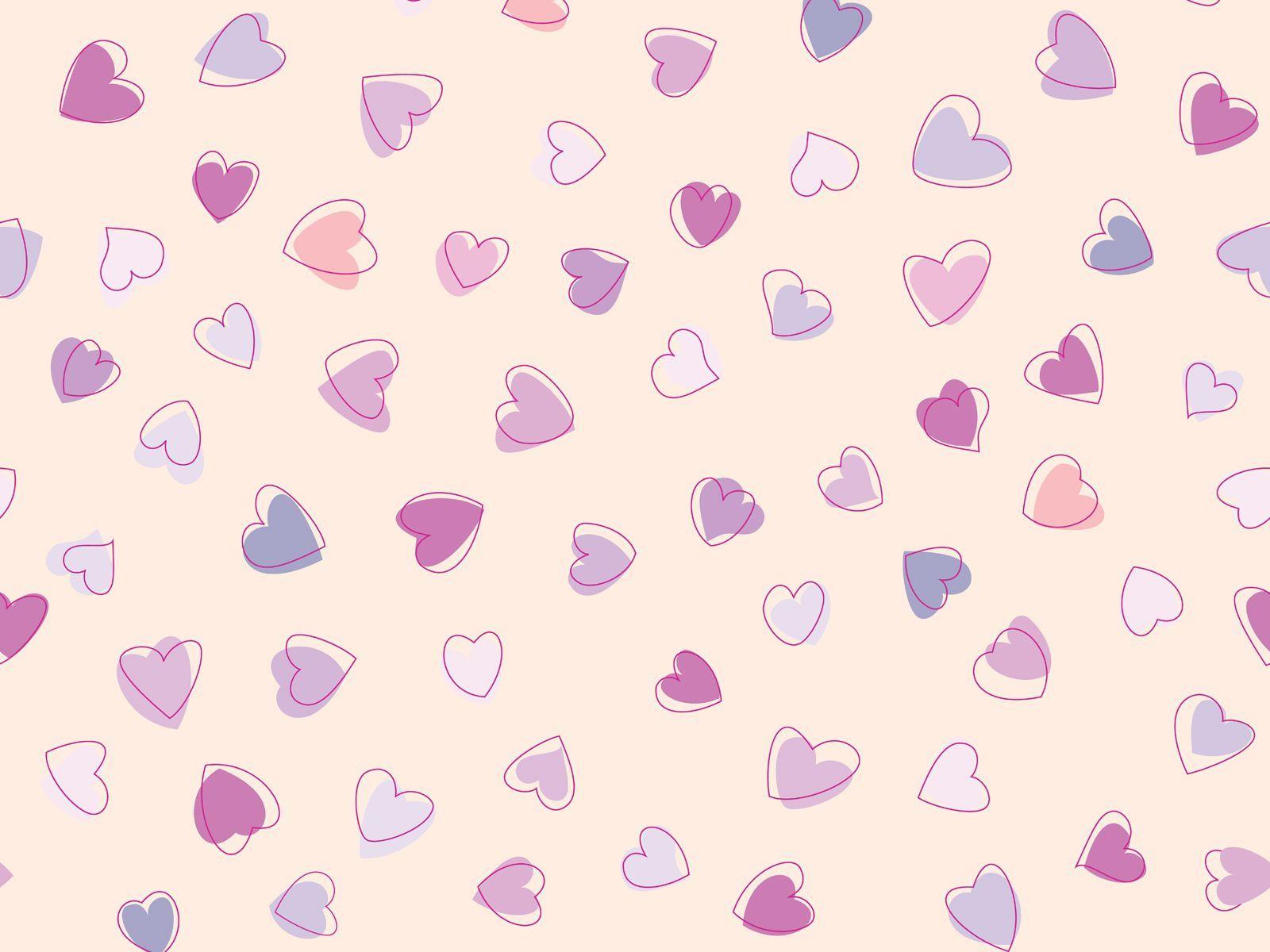 Cute Hearts Desktop Wallpapers