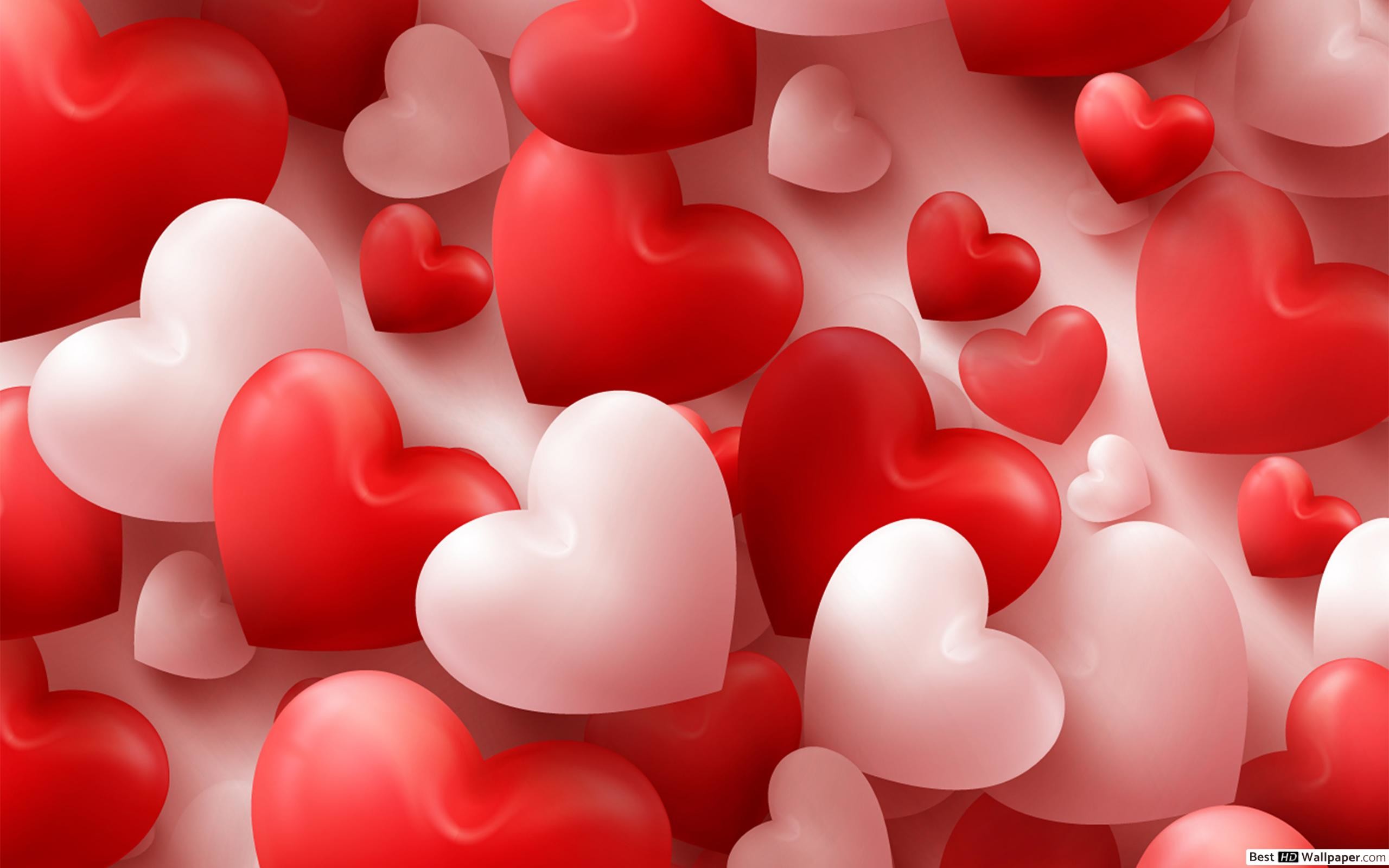 Cute Hearts Desktop Wallpapers