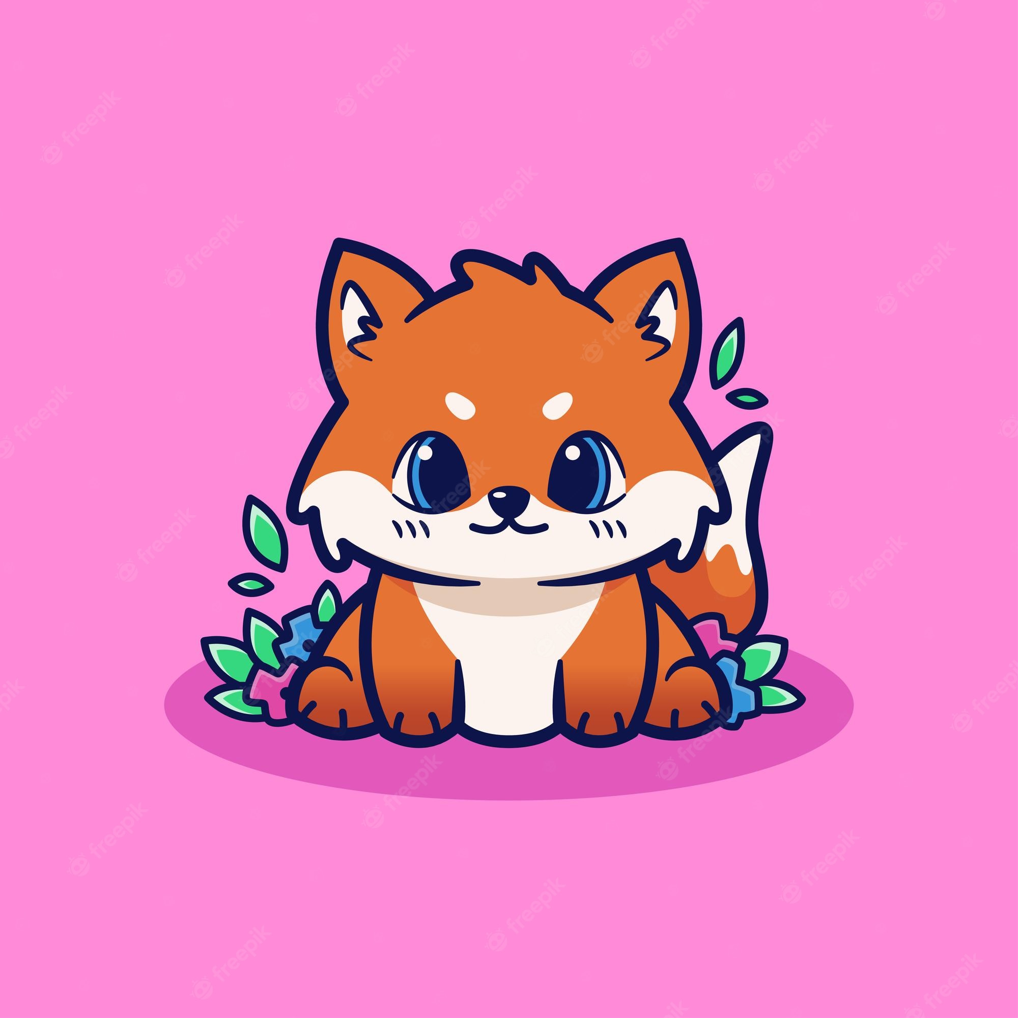 Cute Kawaii Fox Wallpapers