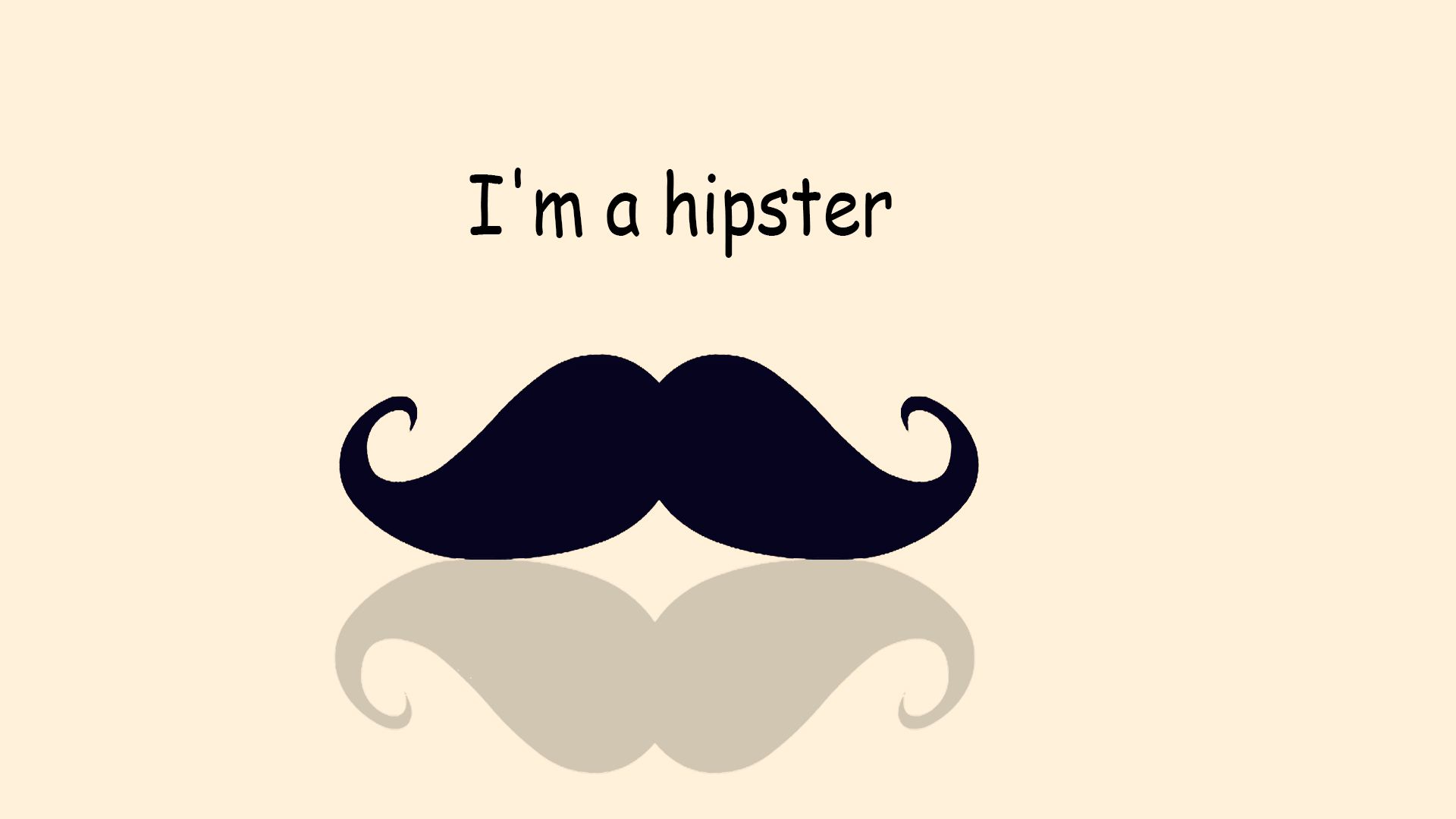 Cute Mustache DesktopWallpapers