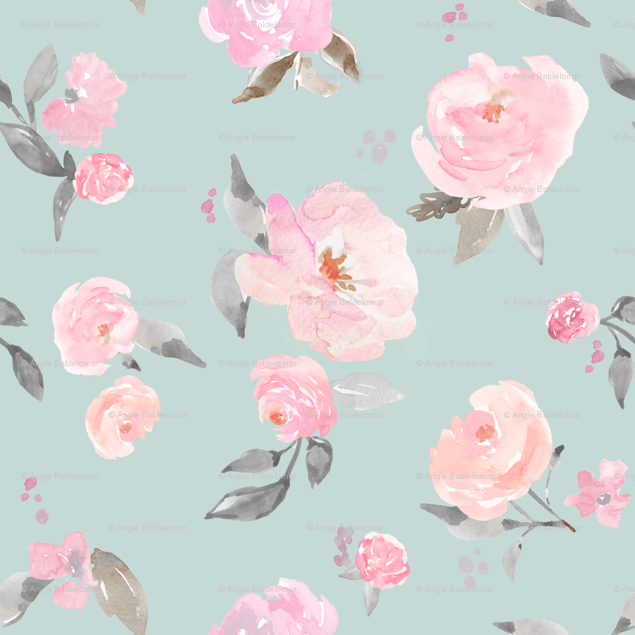 Cute Pink And TealWallpapers