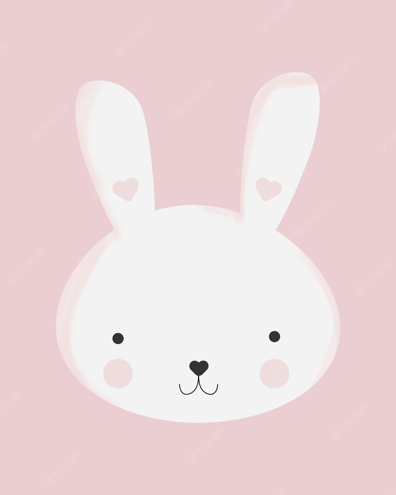 Cute Pink Bunny Wallpapers