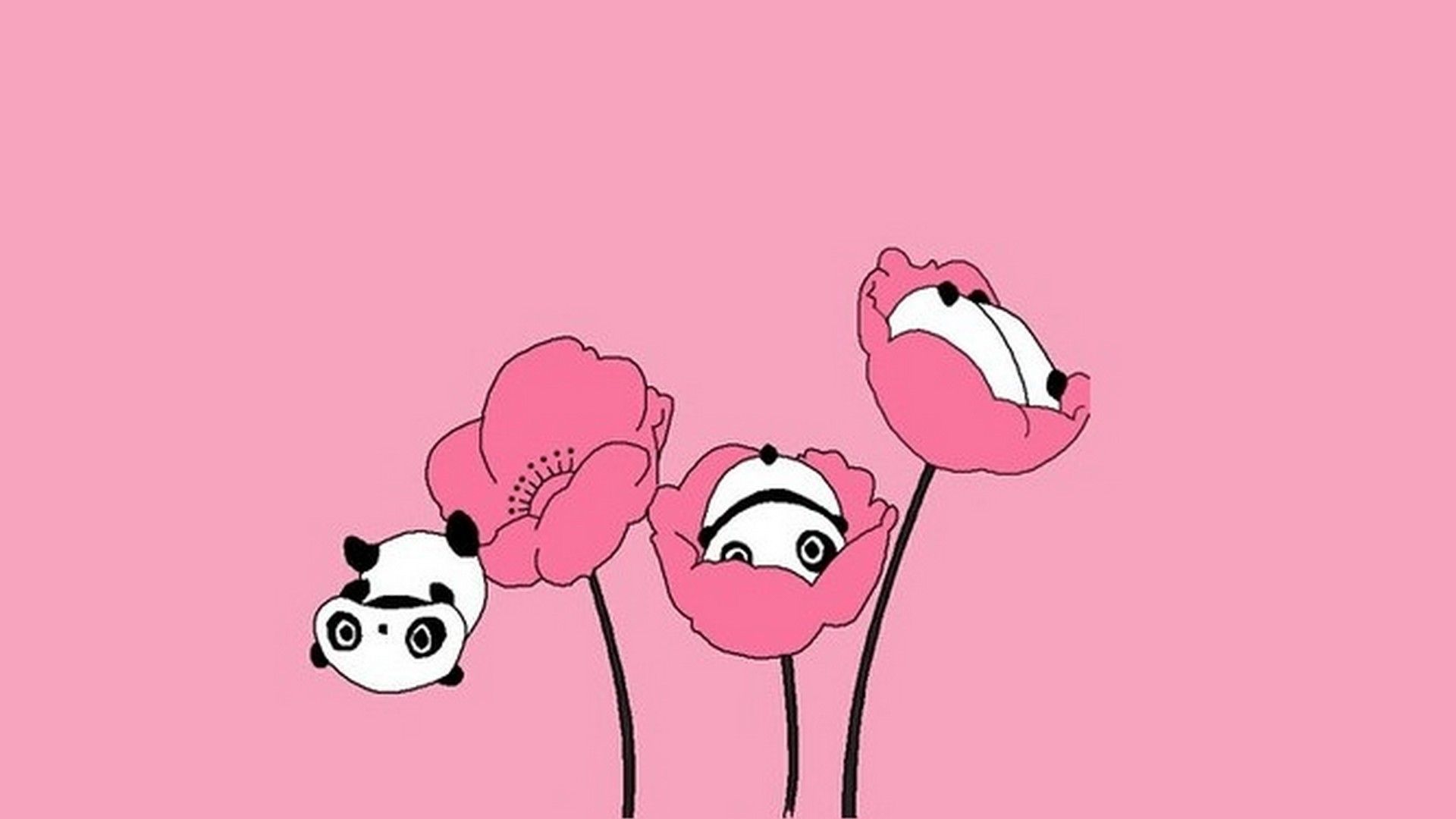 Cute Pink Cartoon Wallpapers