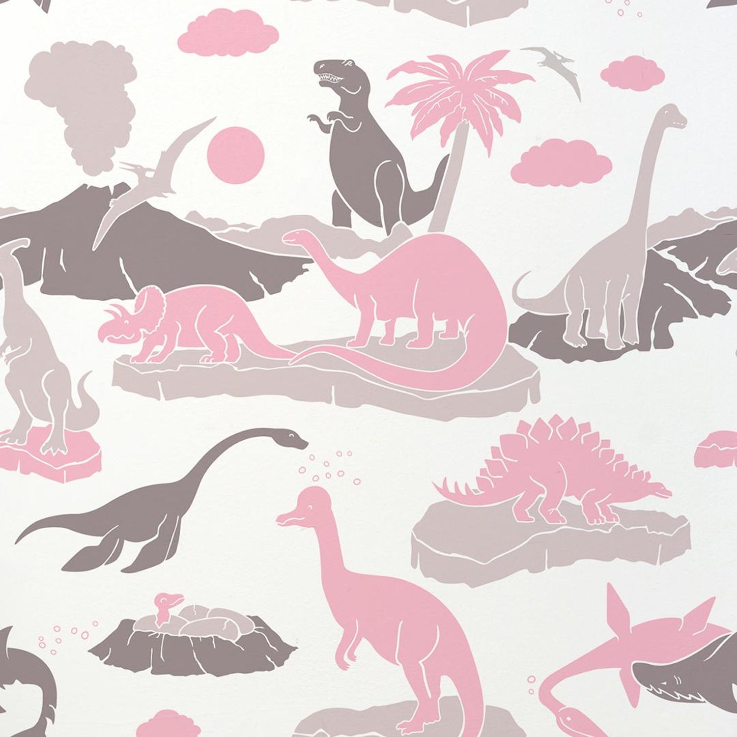 Cute Pink Dinosaur Wallpapers