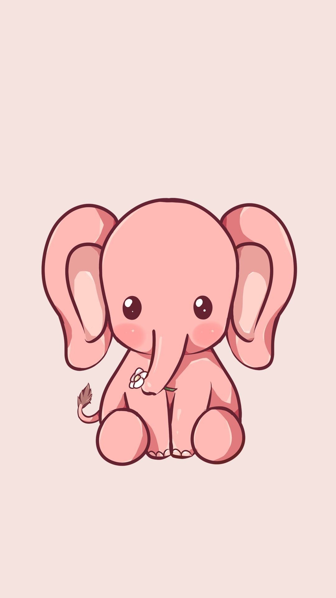 Cute Pink Elephant Wallpapers