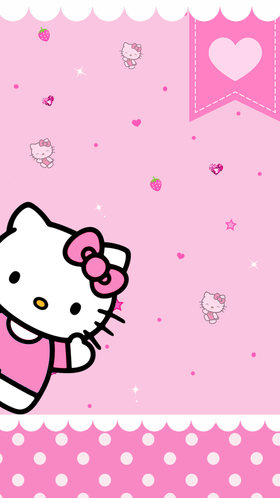 Cute Pink Hello Kitty Wallpapers