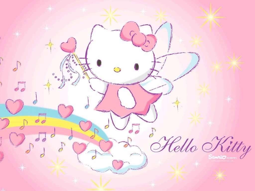 Cute Pink Hello Kitty Wallpapers