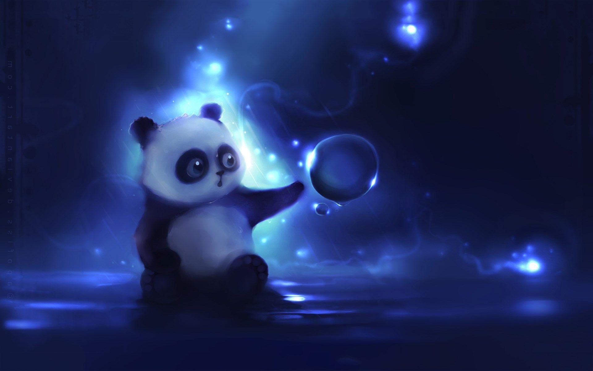 Cute Purple Panda Wallpapers