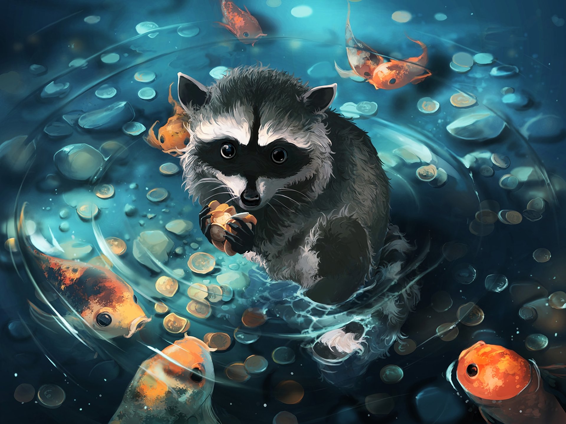 Cute Raccoon Wallpapers