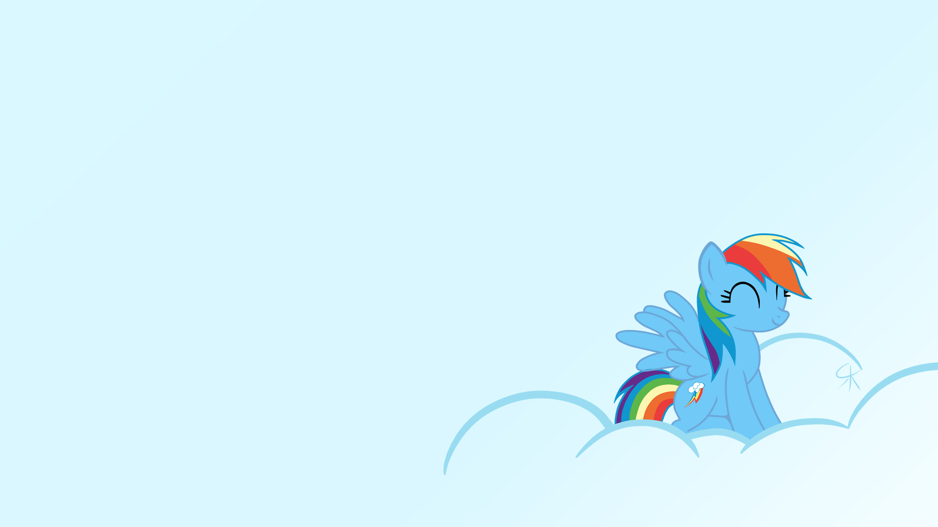 Cute Rainbow Dash Desktop Wallpapers