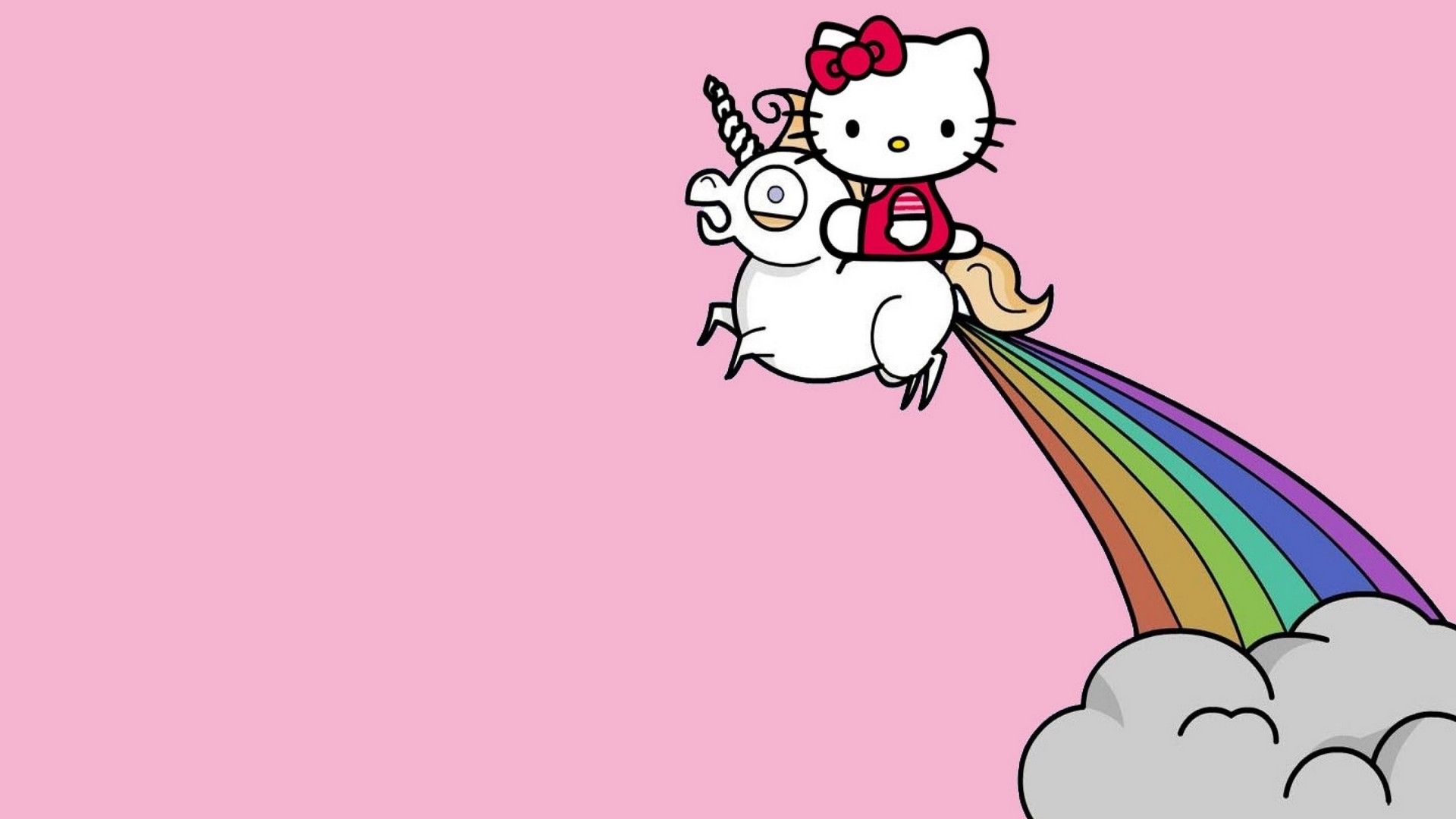 Cute Rainbow Unicorn DesktopWallpapers