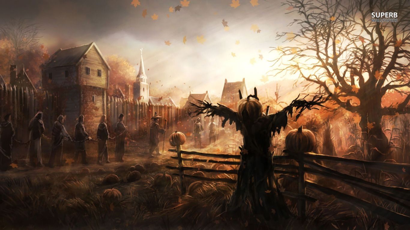 Cute Scarecrow Desktop Wallpapers