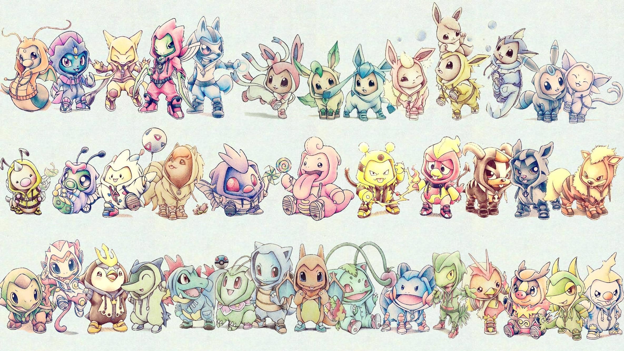 Cute Starter Pokemon Wallpapers