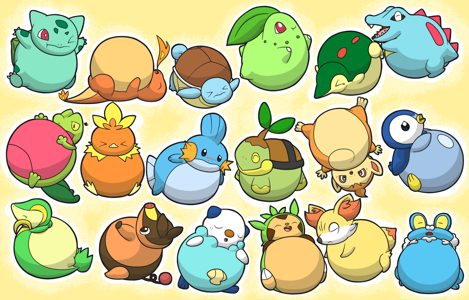 Cute Starter Pokemon Wallpapers