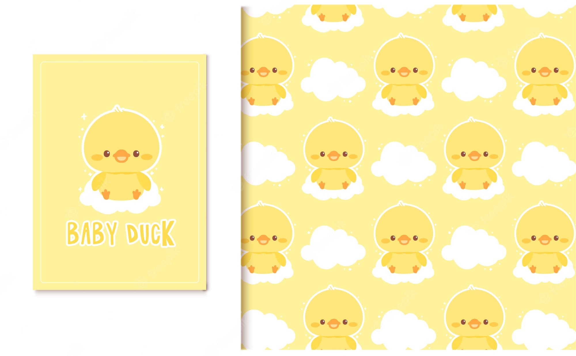 Cute Yellow Ducks Wallpapers