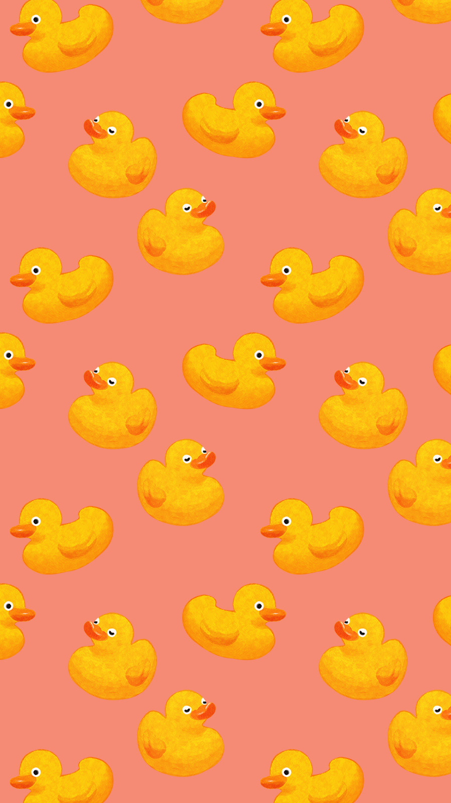 Cute Yellow Ducks Wallpapers