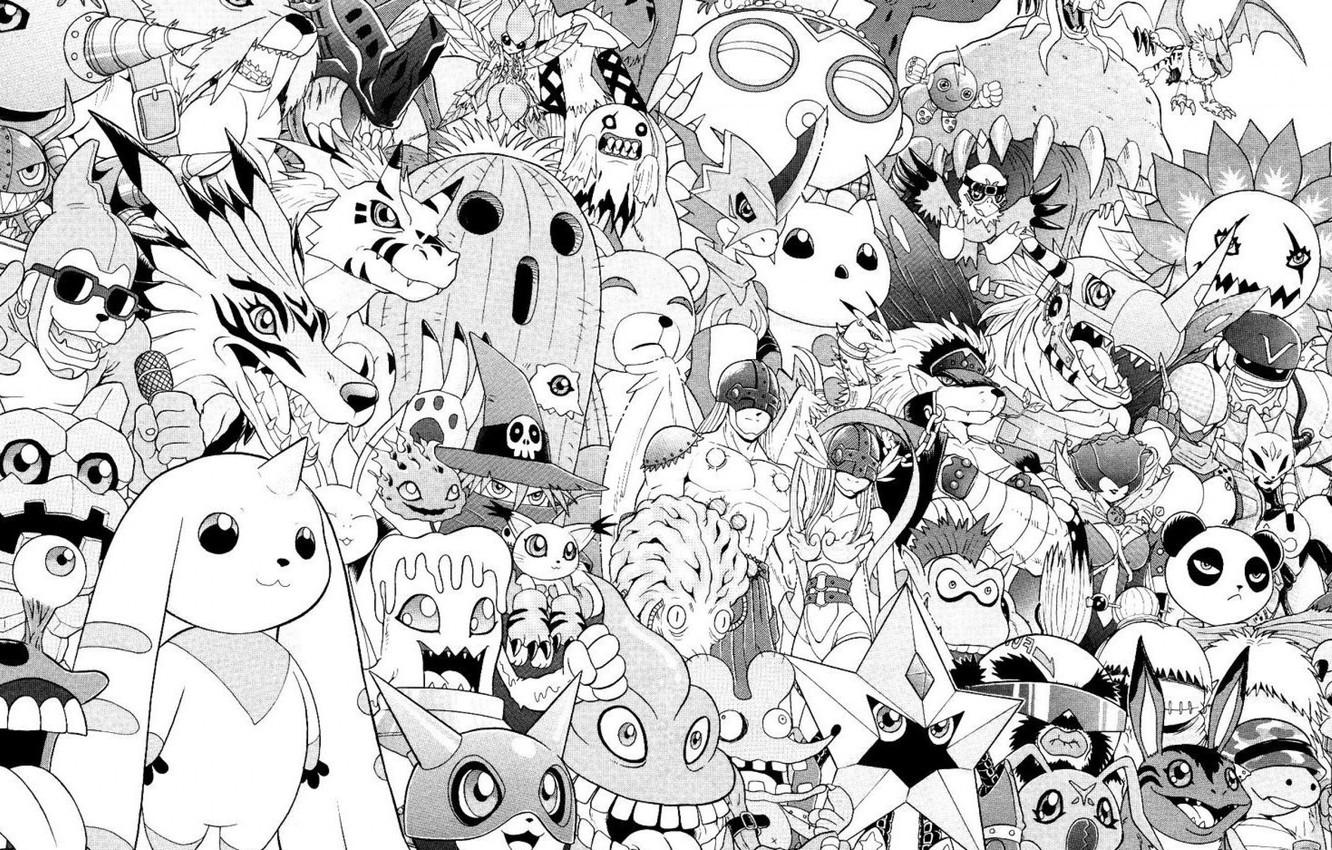 Cool Anime Characters Black And WhiteWallpapers