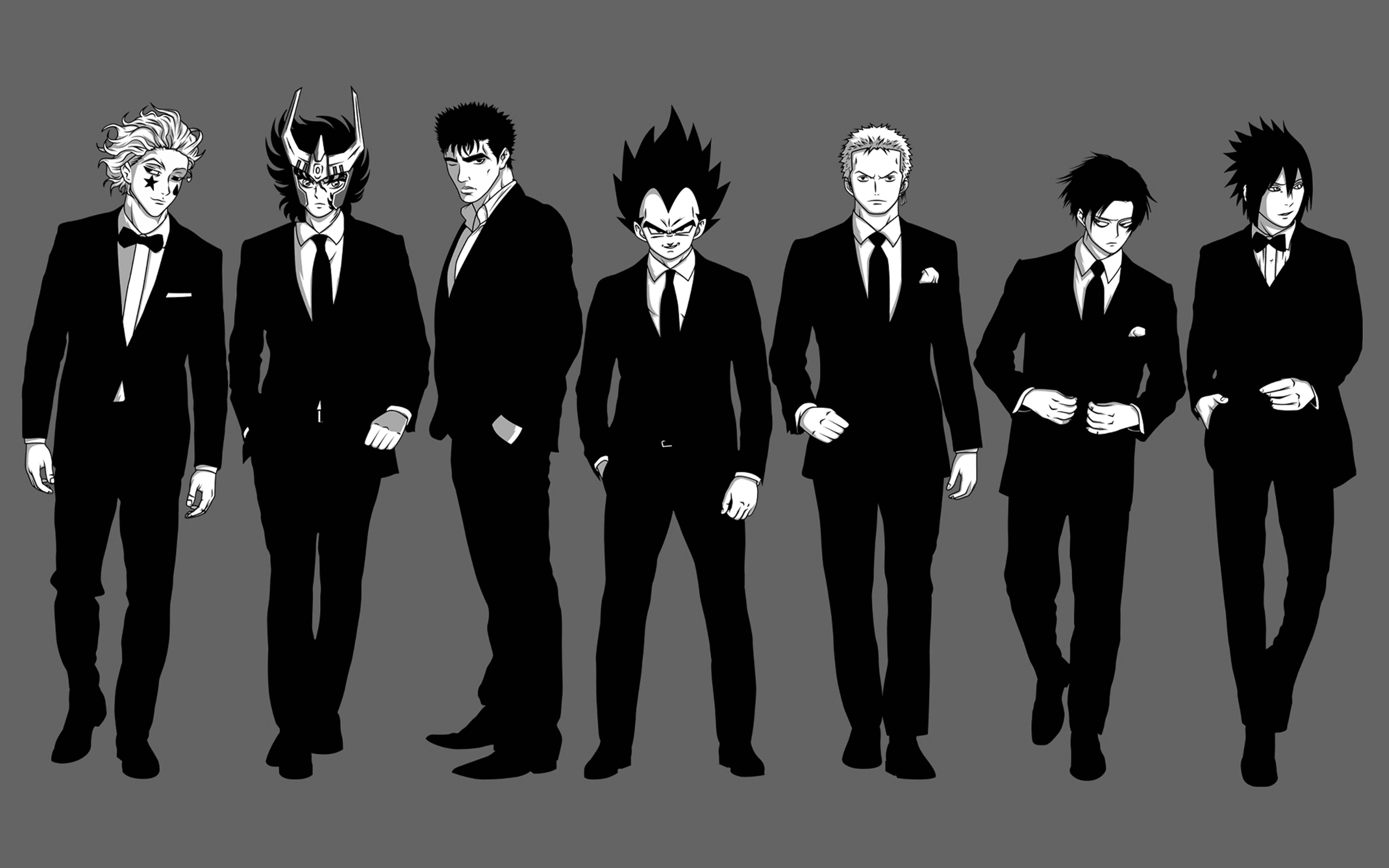 Cool Anime Characters Black And WhiteWallpapers