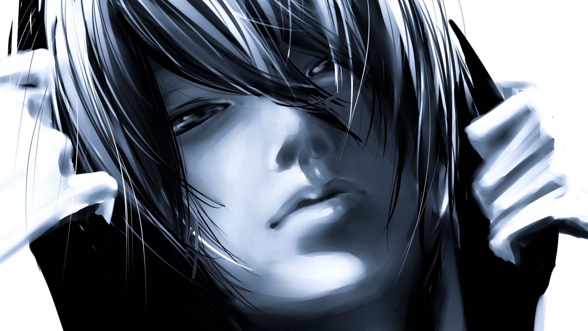 Cool Anime Characters Black And WhiteWallpapers