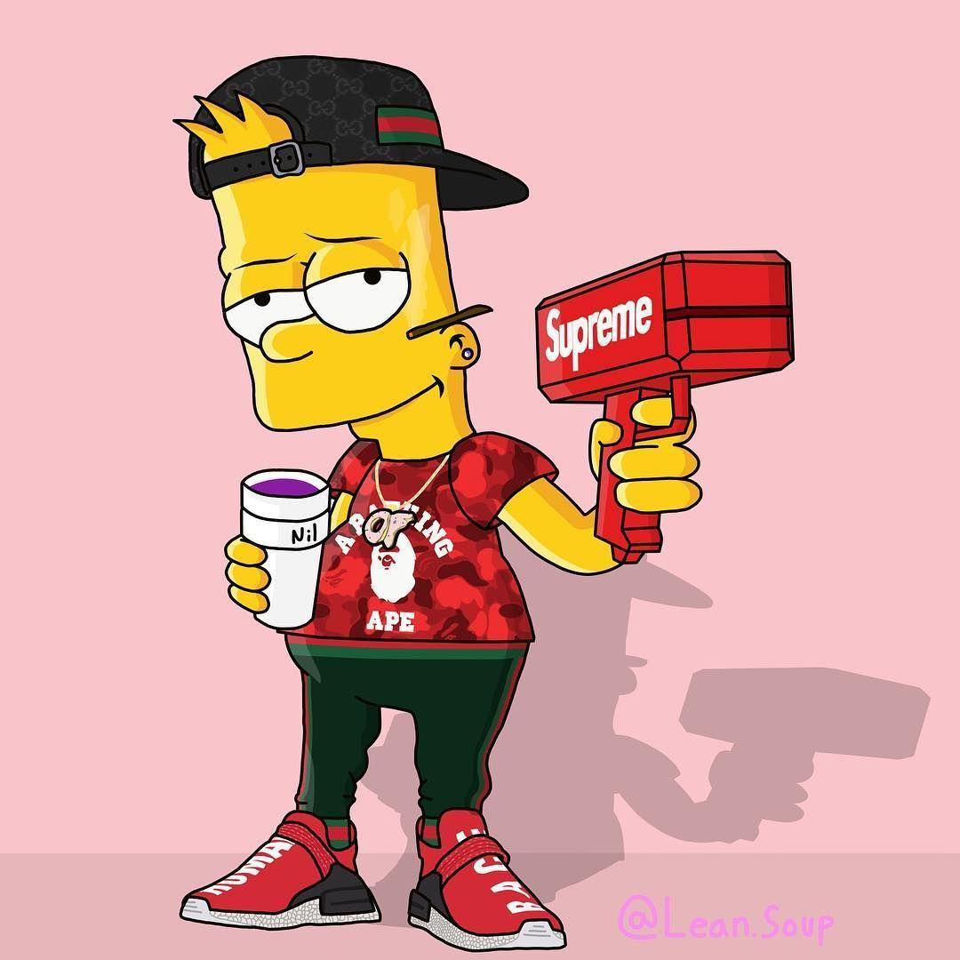 Cool Bart Simpson Gucci Wallpapers