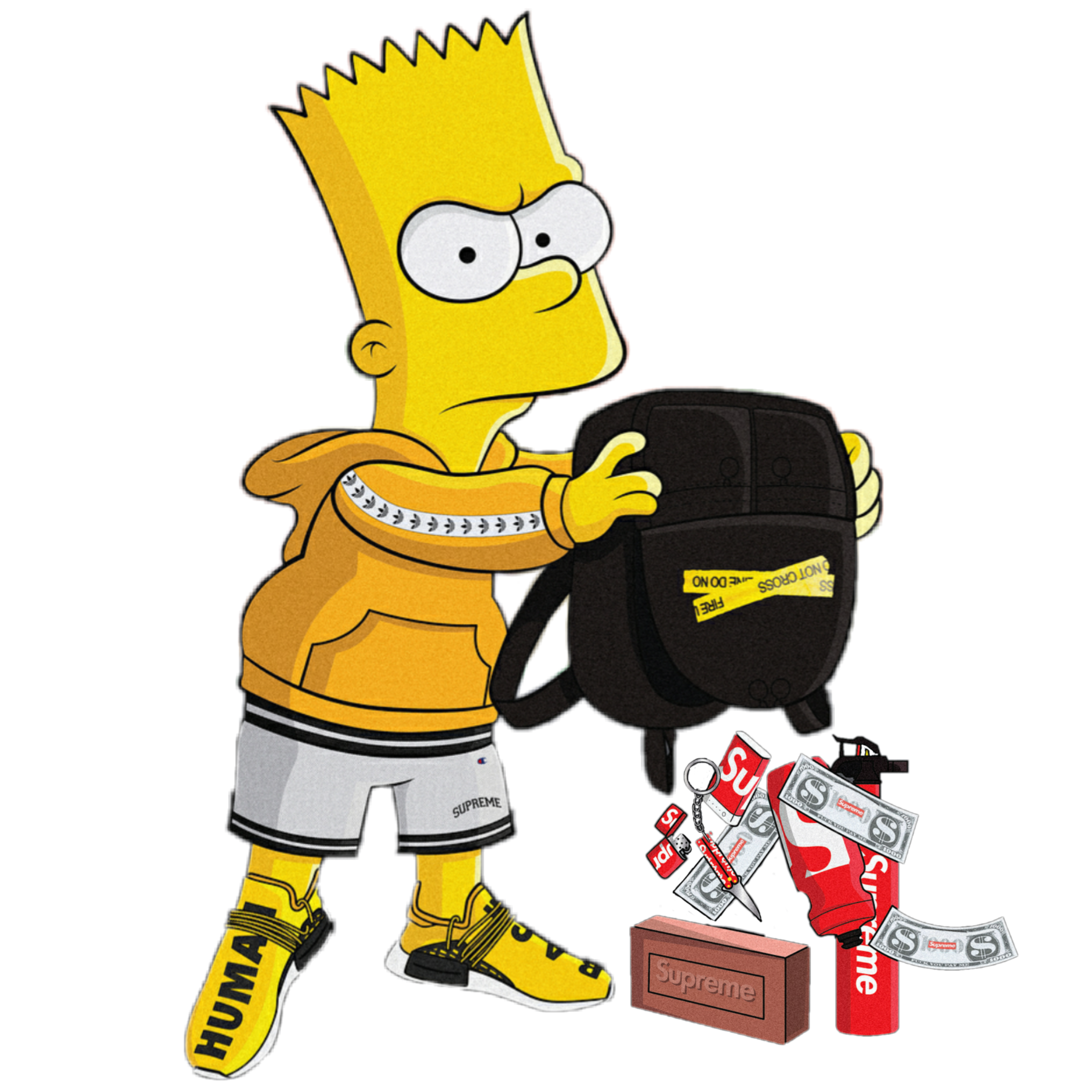 Cool Bart Simpson Gucci Wallpapers