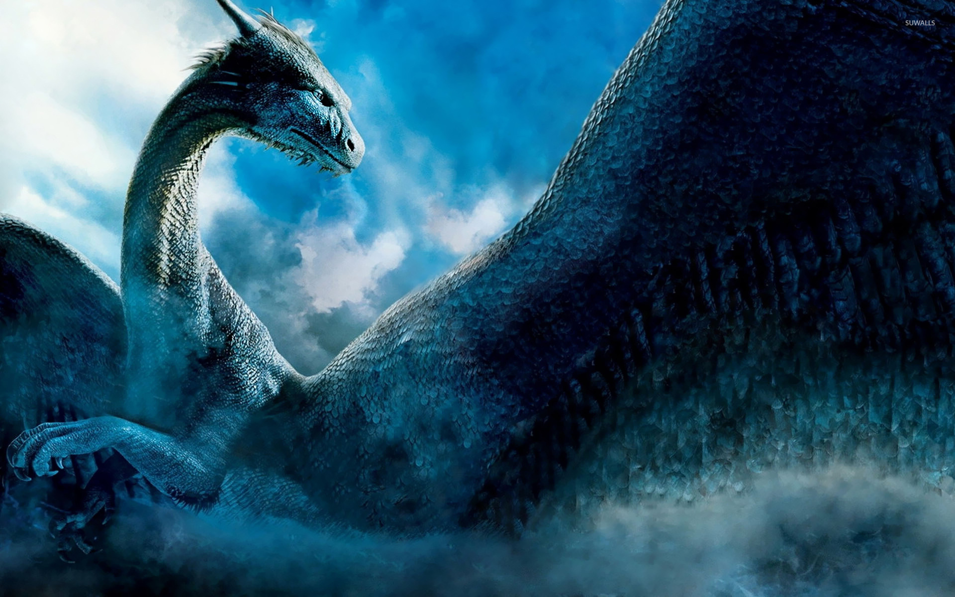 Cool Blue Dragon Wallpapers