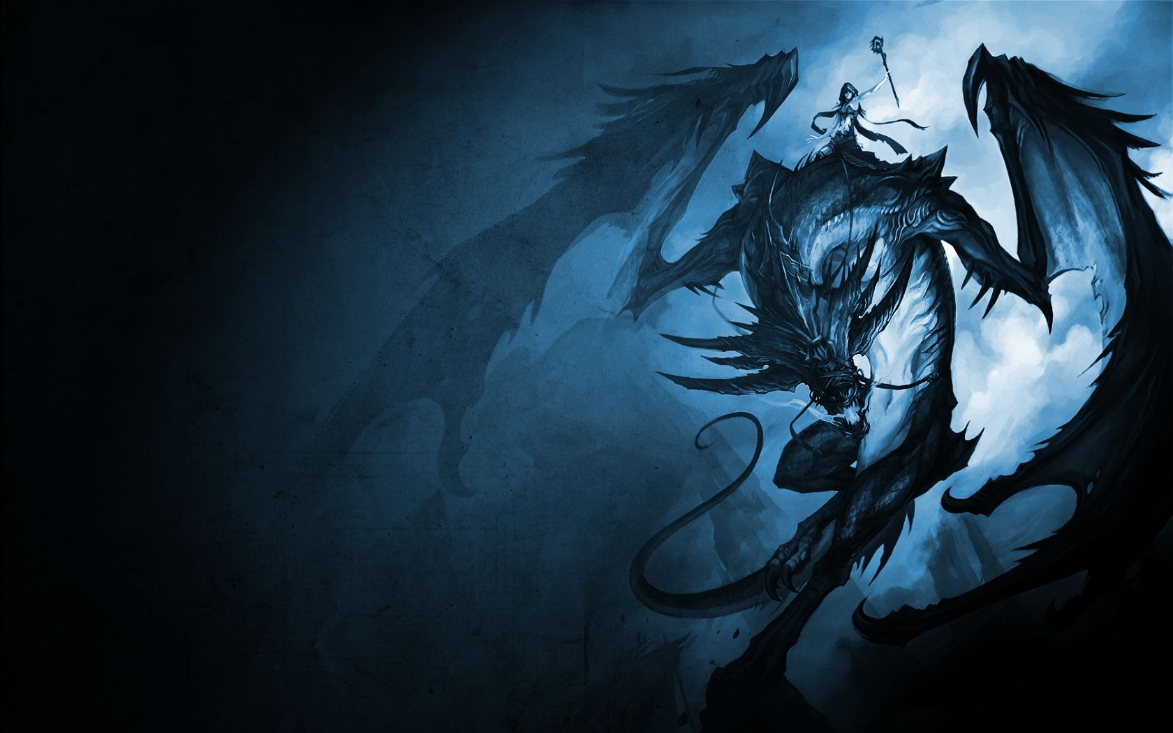 Cool Blue Dragon Wallpapers