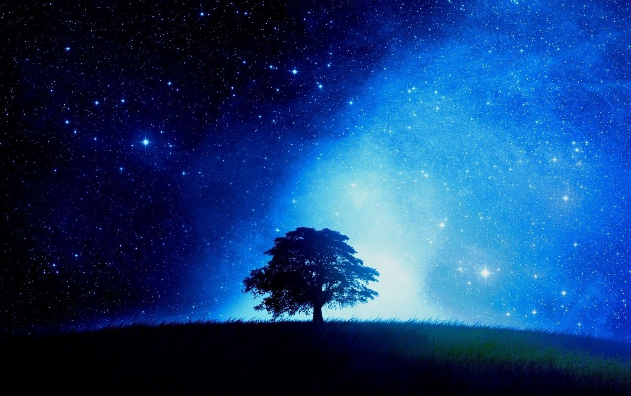 Cool Blue Galaxy Stars Wallpapers