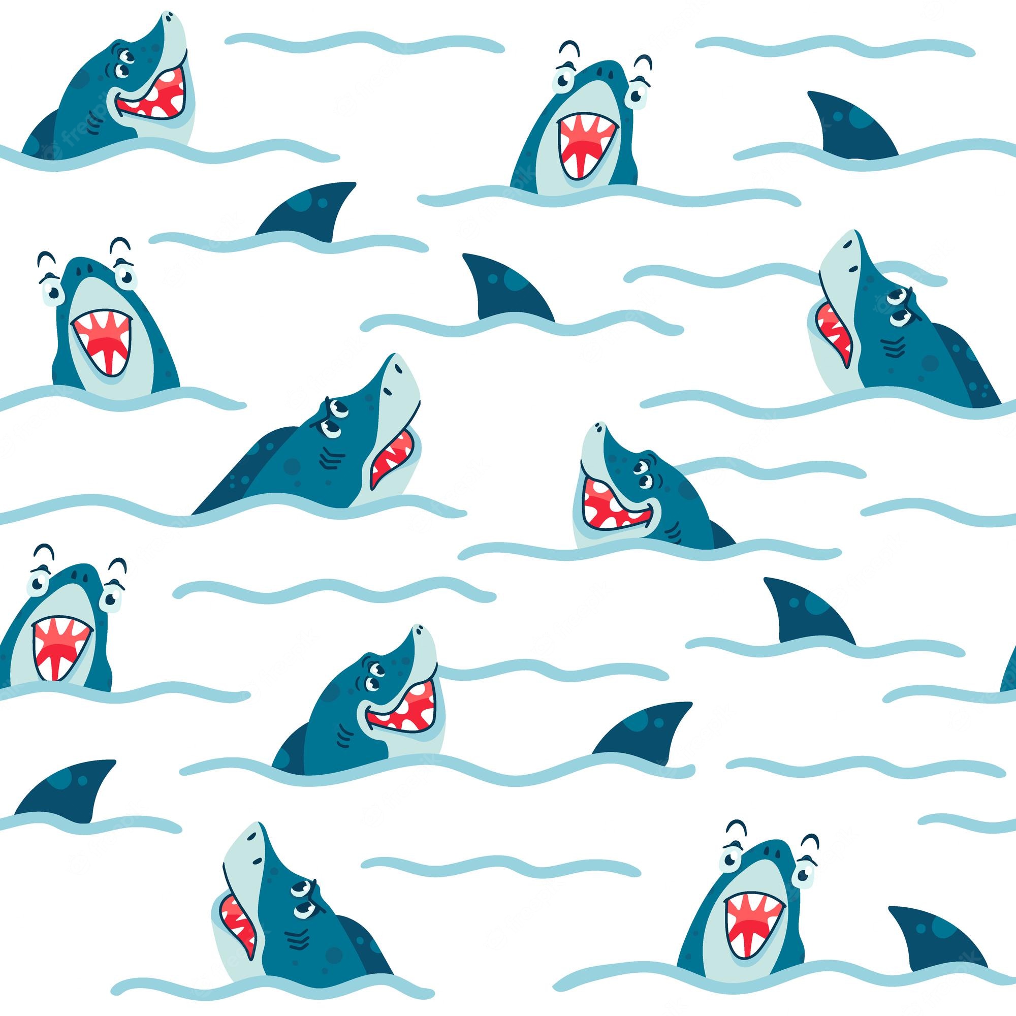 Cool Cartoon Shark Wallpapers